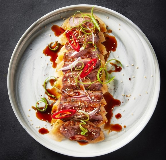 חזה אווז ברוטב הדרים אסייתי